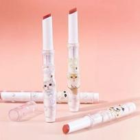 MANSLY - Cat Jelly Glossy Lipstick - 4 Colors A01# Almond Hazelnut - 1.8g