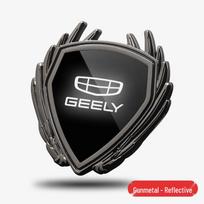 Metalinis ženklelis Šoninio lango logotipas Lipdukas 4-os kartos Geely Emgrand GS/GL Binyue L
