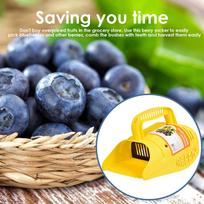 Blueberry Picker Ergonomic Soft Touch Handle Lightweight Handle Easy To Use Berry Picker Rakes With Comb Teeth Easy To Use CN