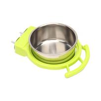 Parrot Stainless Steel Food Box Bird Feeder One Size žalia