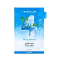 Numbuzin No.4 Rapid Soothing Ice Cooling Mask Pack Calming & Hydrating Face Mask (10 Sheets)