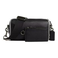 Coach Axel Removable Shoulder Strap Pebble Leather Crossbody Bag Small Women crossbody bag Black CP172-QBL77 Basic Set (Bag+Dust Bag)