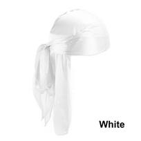 Tampri vyriška/moteriška galvos apdangalas, chemoterapijos kepuraitė, vėžio galvos skara, bandana, pirato skrybėlė, turbanas, hidžabas, šilkinis duragas balta