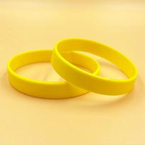 SW 2PCS Personalized Silicone Bracelet Wrist Strap Solid Color Casual Hand Strap Rubber Ring SilicaGel Sports Bracelet Wristband geltona