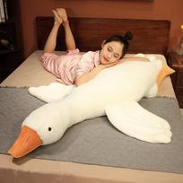 Huge Goose Side Sleep Body Pillow Doll Stuffed Animal Sleeping Pillows Ideal for Rest Room Girlfriend Birthday Present Festival Gift 19 inch (50cm)