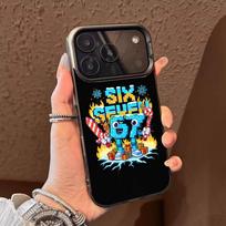 Steal A Brainrot Six Seven  Phone Case For iPhone 17 16 15 14 13 12 11 Pro Max Plus Silver Matte Black Cover iPhone16e