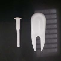 Exercise Ball Plug Pin with Puller,White Yoga Air Stopper,Replacement for