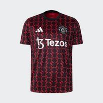 Adidas Official Authentic Manchester United Men's Moisture-Wicking Football Training Short Sleeve IT1996 170 84A XS