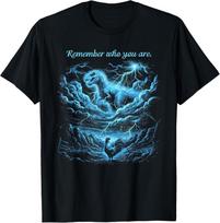 Vintage Remember Who You are Funny Dinosaur Chicken TShirt Unisex T-Shirt M