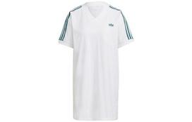 Adidas Originals Suknelė trumpomis rankovėmis Moteriška Balta GN2848 32