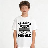 Dandy's World Pebble It's Just A Pebble Fun Printed Summer Children's T-shirt Short Sleeve Breathable Top 110