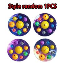 Eight Planets Dimple Push Bubble Fidget Toys Baby Sensory  Autism Needs Squishy Stress Reliever Toys For Kids For Children Gift