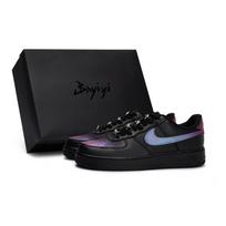 Nike Air Force 1 Skateboard Shoes Unisex Low Top Blue/Purple/Red CW2288-001(Team80SBOX) 35.5