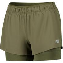 New Balance sportiniai šortai moteriški armijos žali WS41287-DMO S