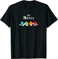 The Meeples Board Game Addict T-Shirt S įvairiaspalvis