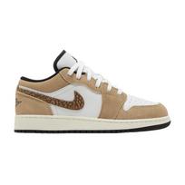 Jordan 1 Low SE Brown Elephant (GS) 35.5 white