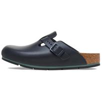 Birkenstock buckle leather slippers 1025979 43 black