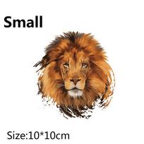 Press Washable Clothes DIY Printing Iron on Appliques Lion Patches Heat Transfer Stickers