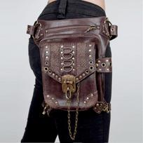 Steampunk Juosmens Krepšys Moteriškas Motociklininko Krepšys Gotikinis Diržo Krepšys Vyriškas ir Moteriškas Pečių Krepšys Kelioninis Juosmens Krepšys
