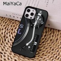 MaiYaCa Retro Technics Turntables DJ Phone Case For iPhone 17 Air 16 15 14 11 12 13 Pro MAX SE 2020 Plus coque Shell iPhone 13