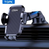 TOPK 360° Car Phone Holder Phone Holder Car Universal Dashboard Air Vent Automobile Cell Phone Mount For iPhone Smartphones For Dashboard