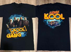 Retas Kool & The Gang Rap Stiliaus Grupės Tour 2šonų Marškinėliai S iki 5XL 2F2033 XXXXL