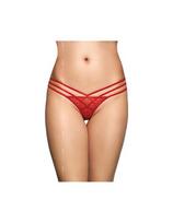 Kelnaitės stringai G-String 2492, raudoni, S/M