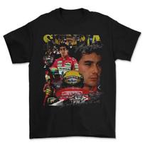 Ayrton Senna Short Sleeve Tee Shirts For Adult Black 8D666 Unisex T-Shirt XXXL