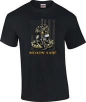 Molon Labe T-Shirt Come and Take Them Don't Tread on Me 2nd Amendment Shirt XXXXL