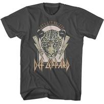 Def Leppard Let's Get Rocked Leopard Lightning Bolts Men's T Shirt Band Merch XXXXL