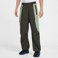 Nike Tech Men's Dri FIT Woven Color Block Oversized Pants L gray