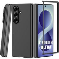 Case for Samsung Galaxy Z Fold 8 Ultra, Hard Scratch-Resistant Shockproof Black juoda