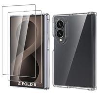 Coque pour Samsung Galaxy Z Fold 8, Protection Rigide Antichoc Anti-Rayures - 2 Verres Trempés