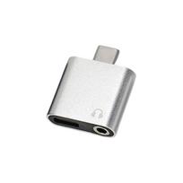 USB C To 3.5mm Apater Aluminum Alloy Texture USB C to 3.5mm Converters Suitable for Fast Speed Charging Clear Sound sidabras