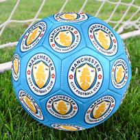 1pc Manchester City Crest Size 5 Soccer Ball PVC Football Sports Matches Training Outdoor Games Beach Elastic Balls 070115 Size 5