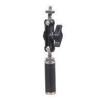 Metal Tripod Extension Rod 1/4  Female Thread Holder for Action Cameras Phones & Microphones Perfect for Live Stream 15cm