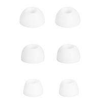 Ear Tip Plug Soft Earpiece Cushions Case Noise Isolating Long Wear Prolonged Use Durability Easy Cleaning for Buds 6/5 balta
