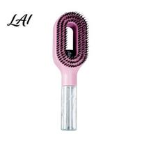 Detangling Hair Brush 2-In-1 Spray Brush Frizz Static Control Shine Enhancing Men Women Misting for Dry Flyaway & Tangled rožinė