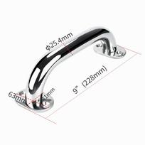 high-quality Stainless Steel 6“ 12“ 16” Grab Handle Handrail Polished Boat / RV / Bath Boat Accessories Marine 9 inchs