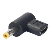 90 Degree Female USB C to Male Connector 5.5x2.5/3.0x1.1/3.5x1.35/4.0x1.7/4.8x1.7/5.5x2.1mm Charging Plug for Routers