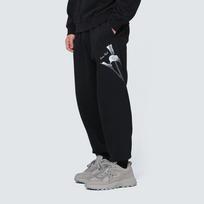 [Snowpeak] Collar Graphic Jogger Pants Black (S24FMFFP34) 85