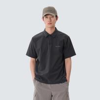 [Snowpeak] CORDURA Short Sleeve Polo T-shirt Charcoal (S25MMPPS02) 105