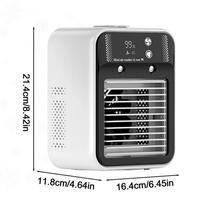 Water Tank Mini Air Cooler Portable Humidifier Fan Misting Cooling Fan 2-speed Adjustable Cooler Fan Mini Air Conditioner fan balta