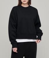 Musinsa Standard Woman Women'S Baggy Sleeve Sweatshirt [Black] Black/S