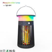 OTHC SJZ091 Solar Mosquito Killer Lamp Waterproof LED ABS Hanging Indoor/Outdoor 360 UV Light Trapping Electric Shock Flies 4