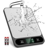 Accurate Food Diet Weighing Kitchen Scale Smart 5kg 10kg Stainless Steel Kitchen Weighing Balance Scale (black,5 kg&1g&18.7*14*1 .8cm) juoda