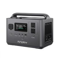 Aferiy P040 400W 256Wh Portable Power Station - Lifepo₄ External Battery, 10Ms Ups, Fast Charging, Compact & Lightweight for Camping 400w power station