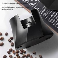 Spiral Texture Portafilter Tamping Station Coffee Tamper Base  For Espresso Brewing