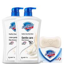 Safeguard Healthy Clean Milk Aromatic Shower Gel & Pure White Soap Set