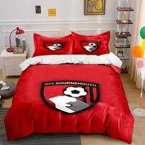 AFC Bournemouth logo pattern. Bedding sets Duvet cover sets Duvet covers Pillowcases(1*Duvet Cover 2*Pillowcases without duvet insert) 135x200cm